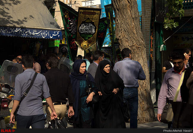 بازار تهران در ایام محرم