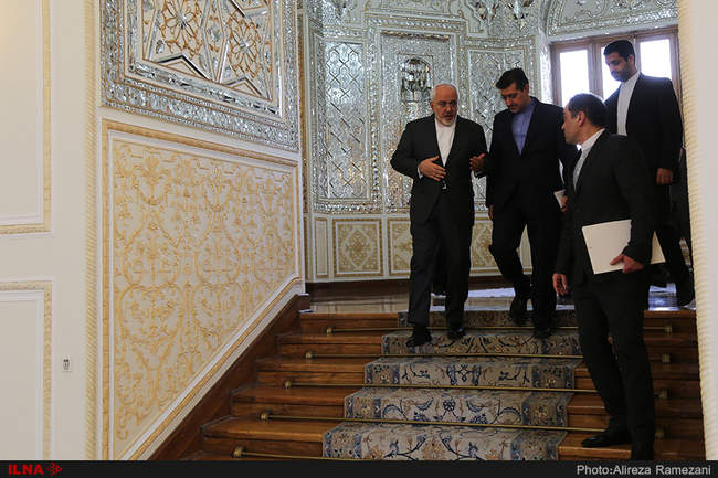 دیدار رئیس کمیسیون سیاست خارجی پارلمان ترکیه با محمدجواد ظریف