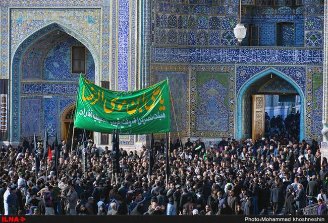 مراسم عزاداری شهادت امام رضا (ع) در مشهد مقدس