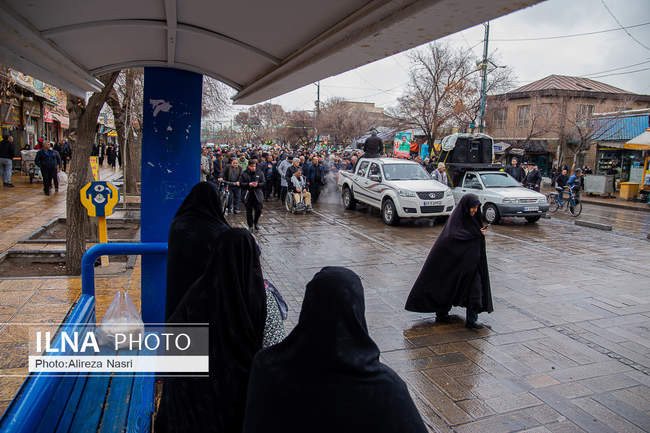 تشییع پیکر شهید مقاومت ملی در قزوین به روایت تصویر
