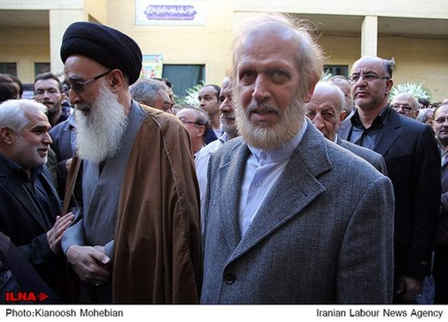 مراسم ترحیم والده محمود احمدی‌نژاد