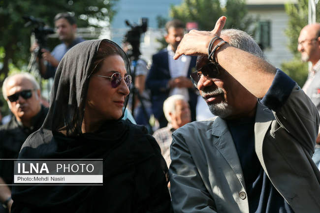 مراسم تشییع پیکر داریوش اسدزاده