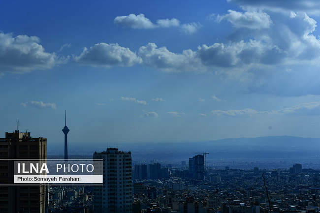 آسمان امروز تهران