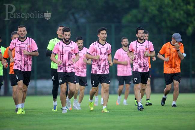 گزارش تصویری: آخرین جلسه تمرینات پرسپولیس در هند