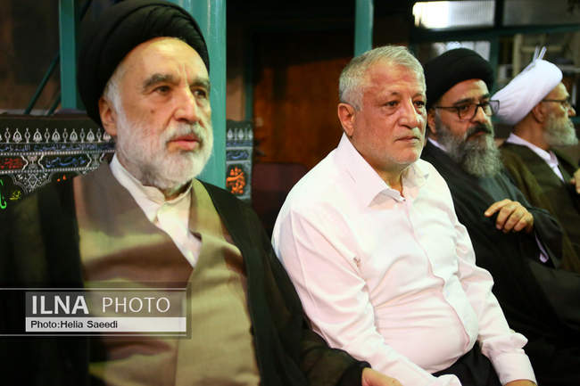 مراسم بزرگداشت والده همسر حجت‌الاسلام سید حسن خمینی در حسینیه جماران