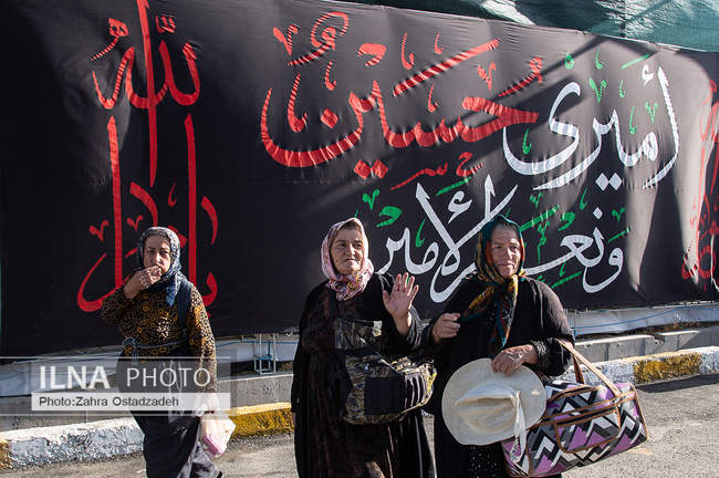 عبور زائران اربعین حسینی از مرز تمرچین