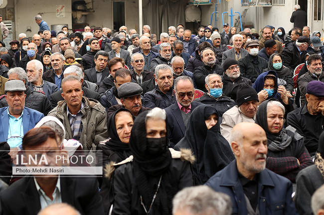 مراسم ختم مرحوم رضا محمدولی در خانه کارگر