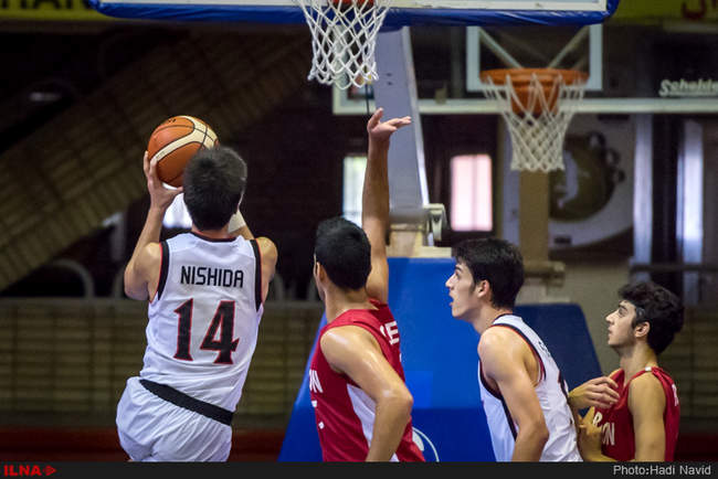 بیست و چهارمین دوره مسابقات بسکتبال قهرمانی جوانان آسیا: ژاپن - لبنان