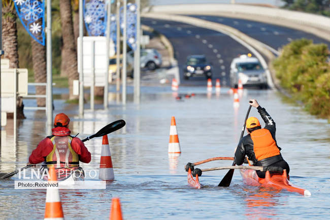 سیل در جنوب فرانسه
