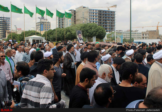 تشییع پیکر حجت‌الاسلام سید کاظم علم‌الهدی