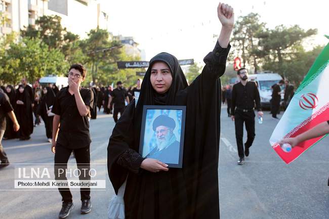  دومین روز مراسم وداع با رهبر شهید انقلاب در مصلای تهران/ 9