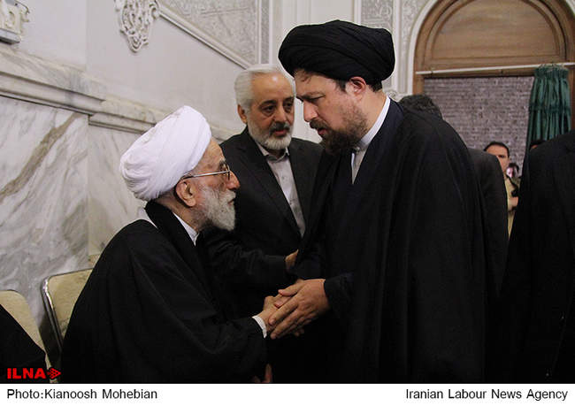 مراسم ترحیم همسر آیت الله جنتی