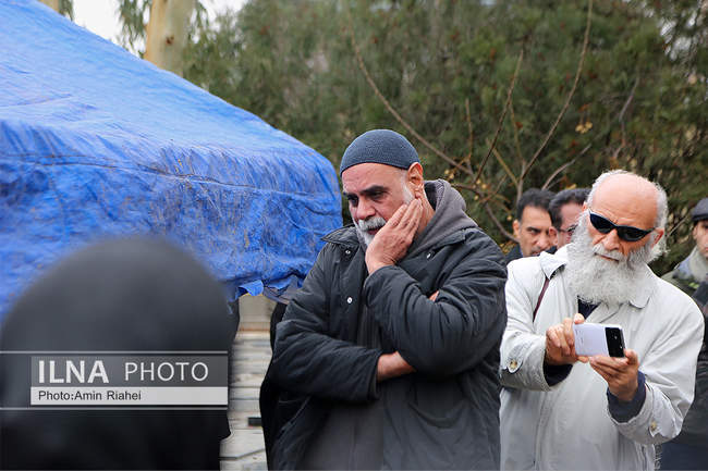 مراسم تشییع پیکر نظام الدین کیایی صدابردار پیشکسوت سینما