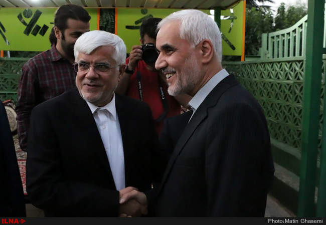 میهمانی افطار محمدرضا عارف 