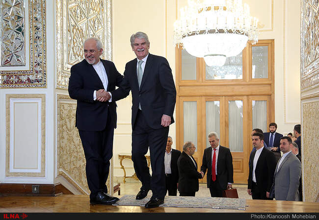 Meeting of Foreign Ministers of Iran and Spain