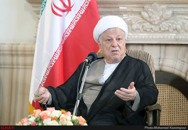 دیدار اعضای حزب اتحاد ملت ایران اسلامی با آیت الله هاشمی رفسنجانی