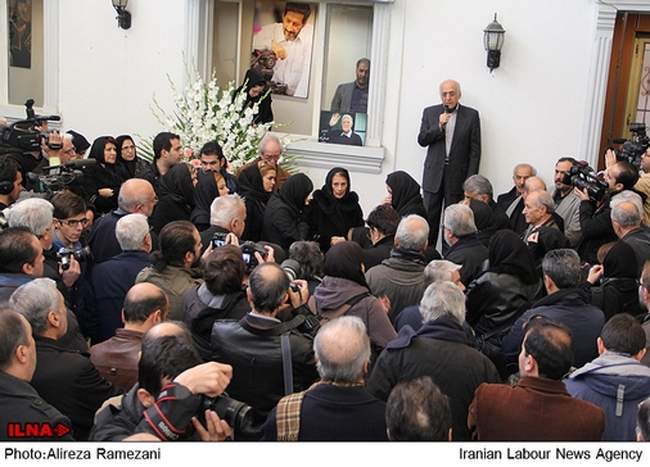 مراسم تشییع پیکر استاد دوبله کشور