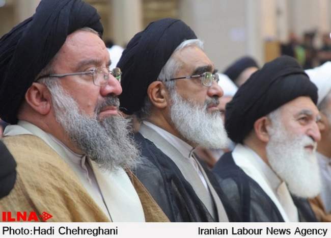 آیین خطبه خوانی خادمان در روز میلاد حضرت معصومه(س)