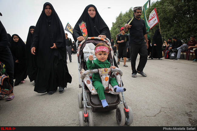 راهپیمایی اربعین از نجف تا کربلا