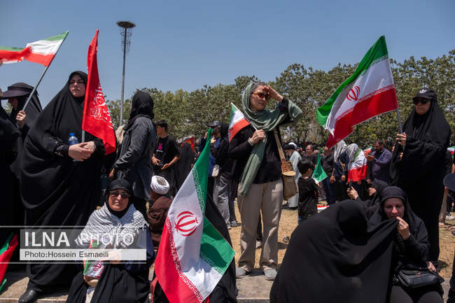 Funeral ceremony of the martyred revolutionary leader