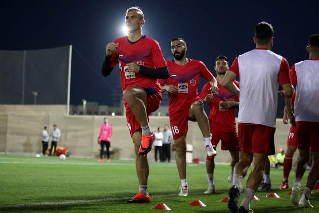 گزارش تصویری پرسپولیس پیش از بازی الاهلی