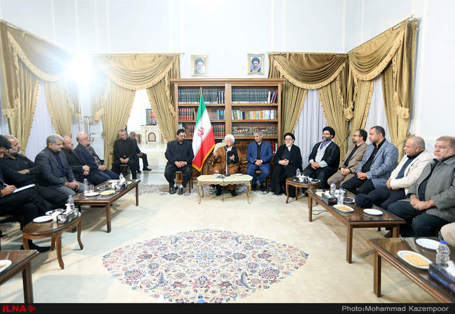 دیدار جمعی از جانبازان هشت سال دفاع مقدس دفتر مجمع تشخیص مصلحت نظام ب