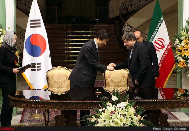 امضاء 19 یادداشت و سند همکاری بین ایران و کره جنوبی