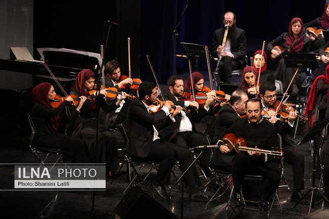 اجرای ارکستر ملی ایران به رهبری 