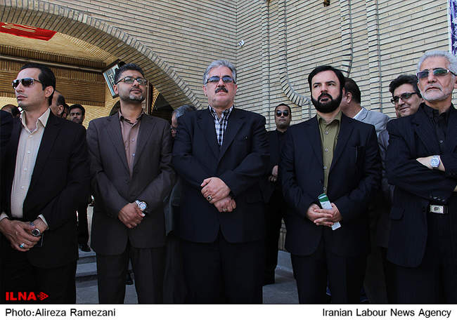 مراسم تشییع پیکر مهران دوستی