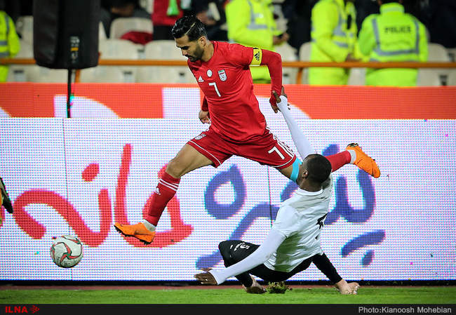 دیدار تیم های فوتبال ایران و ترینیداد و توباگو