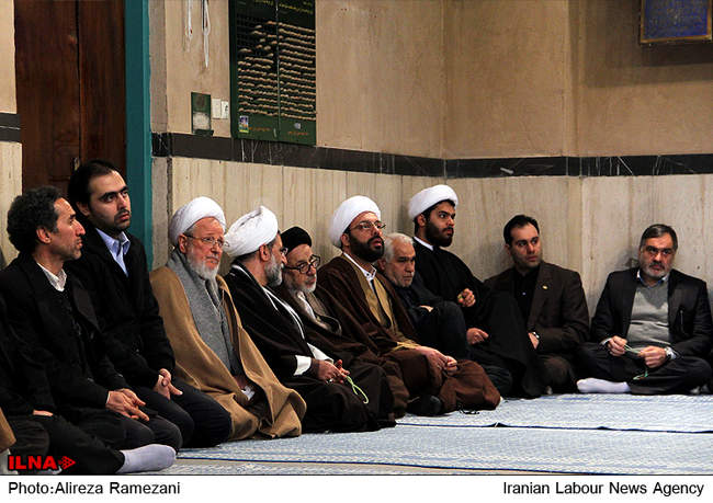 مراسم تشییع پیکر سیدصادق طباطبایی