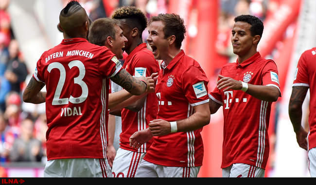 پیروزی پر گل بایرن مقابل هانوفر 