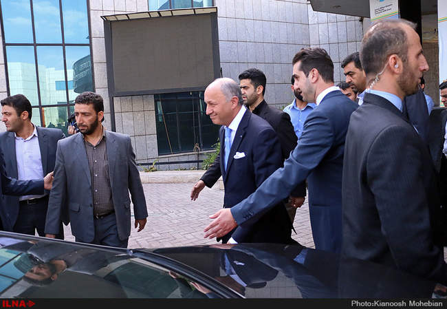 دیدار لوران فابیوس با معصومه ابتکار