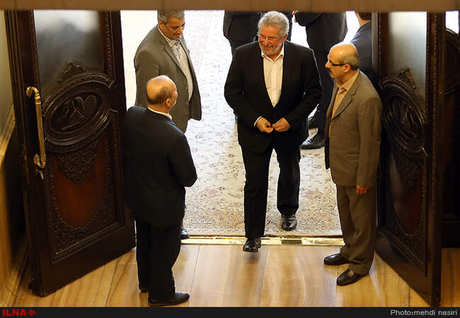 دیدار آیت الله هاشمی رفسنجانی با هارس دی پارتلئو رئیس مجلس لوکزامبورگ