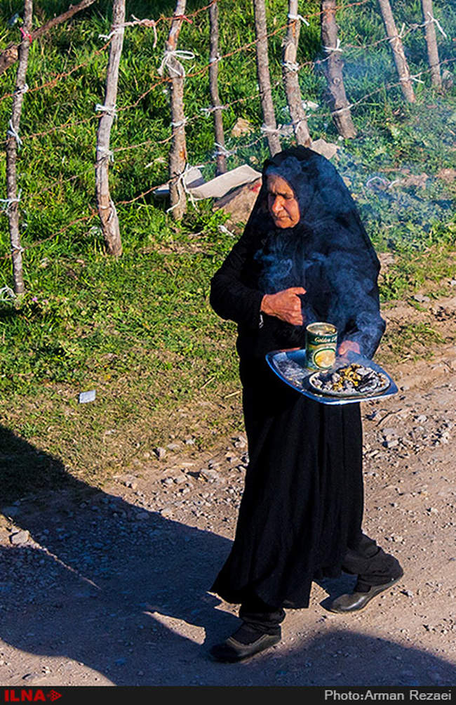 عزاداری روز عاشورا در روستای آغوزگَله-ساری