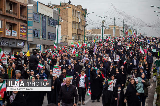 مراسم راهپیمایی ۲۲بهمن - قزوین