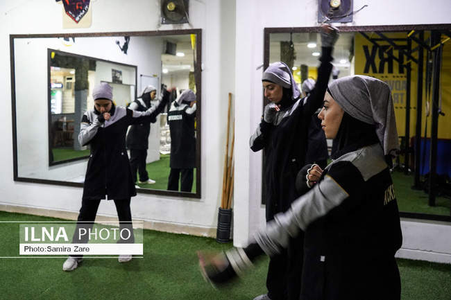 رکورد زنی بانوان کیک بوکسینگ شیرازی