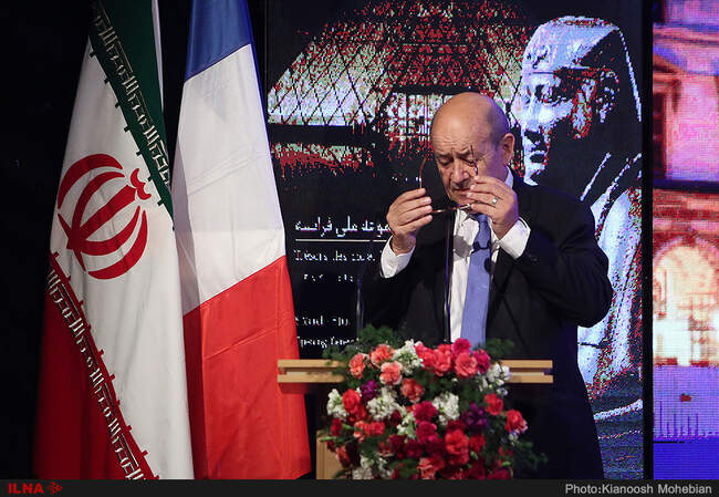 گشایش رسمی موزه لوور در تهران با حضور وزیر امور خارجه فرانسه