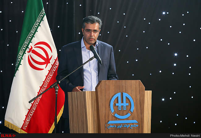 افتتاح کارخانه فولاد کویر دامغان باحضور معاون اول رئیس جمهور 