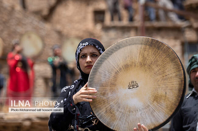 رقص هزار دف در پالنگان 
