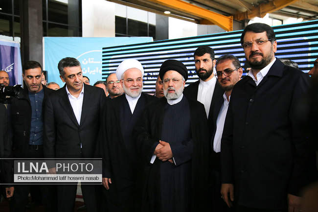 افتتاح راه آهن سنندج .تهران .همدان با حضور حضرت آیت الله رئیسی ریاست محترم جمهوری 
