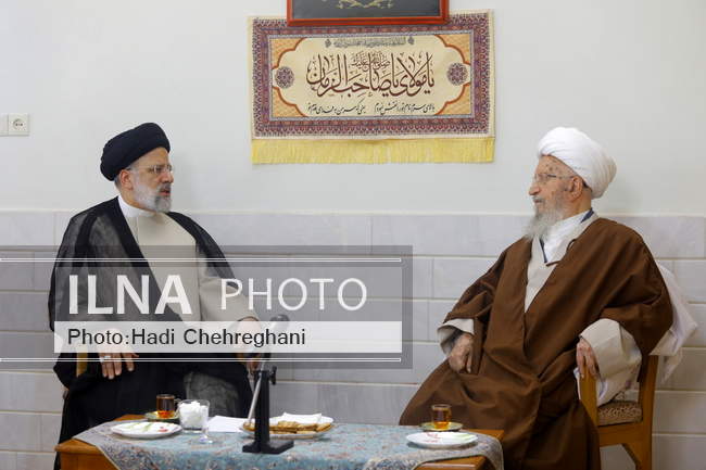 دیدار رئیس جمهور با جمعی از علما و اعضای جامعه مدرسین قم