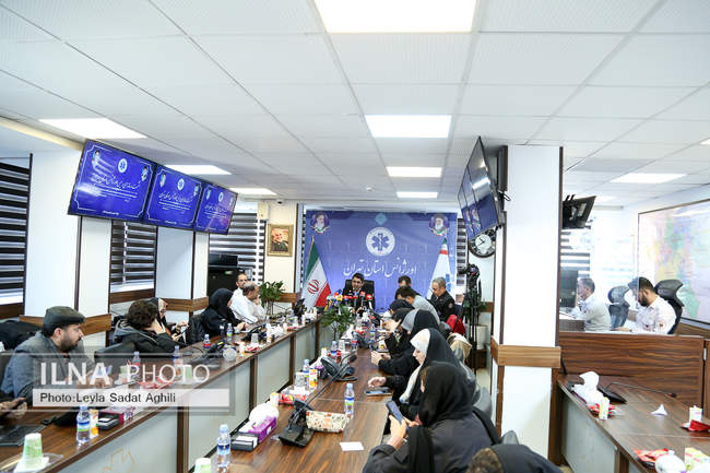نشست خبری رئیس سازمان اورژانس استان تهران