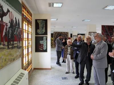 برگزاری افتتاحیه نمایشگاه آثار گریگور یعقوبی در بنیاد ایران‌شناسی 