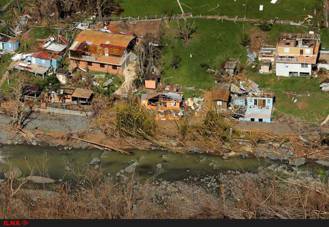 تصاویر هوایی از تخریب پورتوریکو