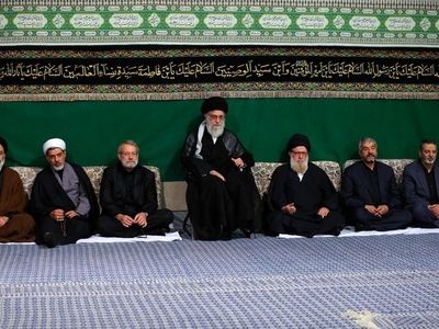 مراسم عزاداری شب تاسوعای حسینی (علیه‌السلام) در حسینیه امام خمینی برگزار شد