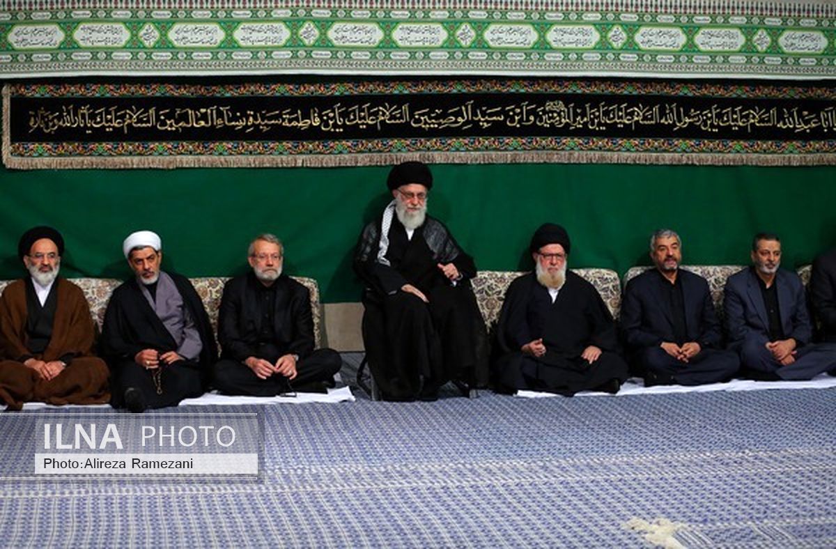 مراسم عزاداری شب تاسوعای حسینی (علیه‌السلام) در حسینیه امام خمینی برگزار شد