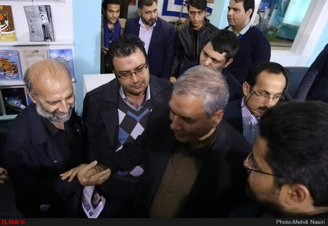 بازدید علیرضا محجوب رئیس فراکسیون کارگری مجلس ازنمایشگاه مطبوعات و خبرگزاری‌ها 