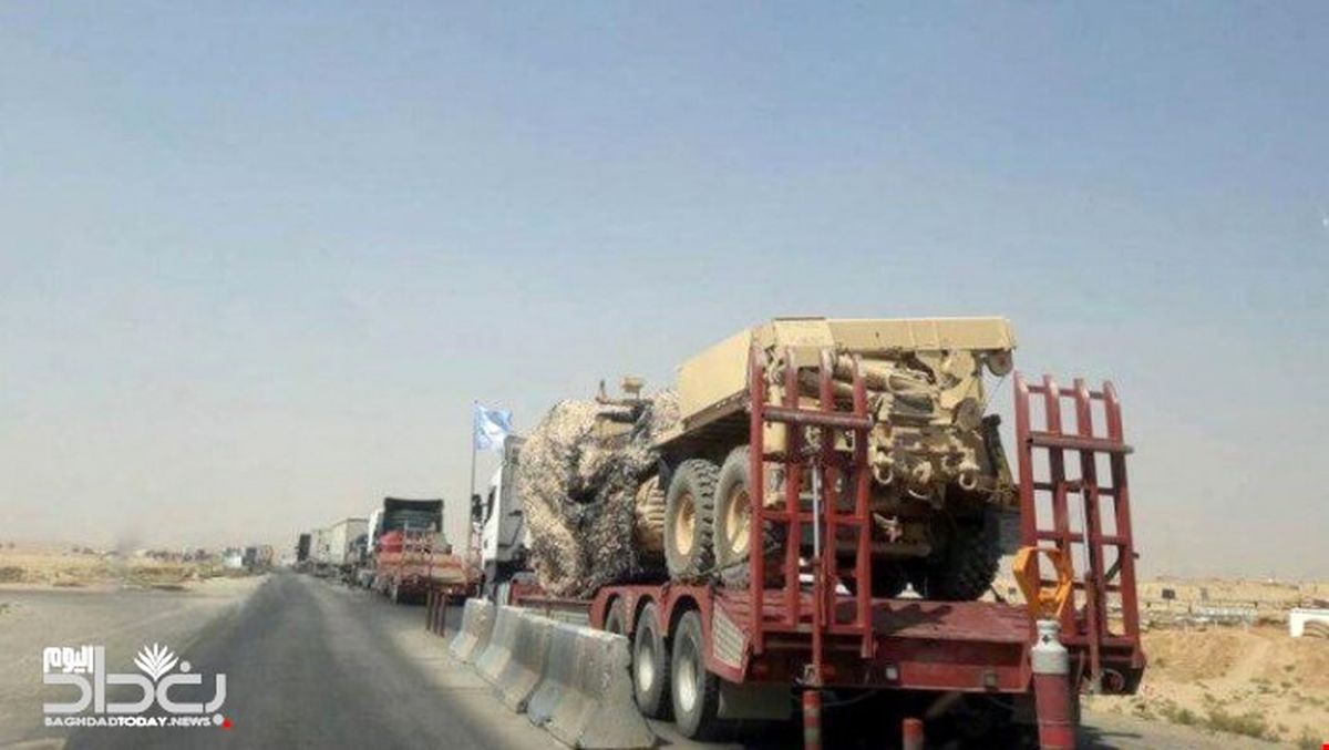 هدف قرار گرفتن کاروان لجستیک ائتلاف بین‌المللی در جنوب عراق

