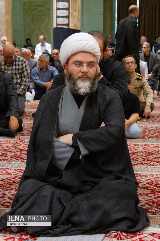 مراسم سالگرد شهادت اسماعیل هنیه و چهلم سردار ایزدی